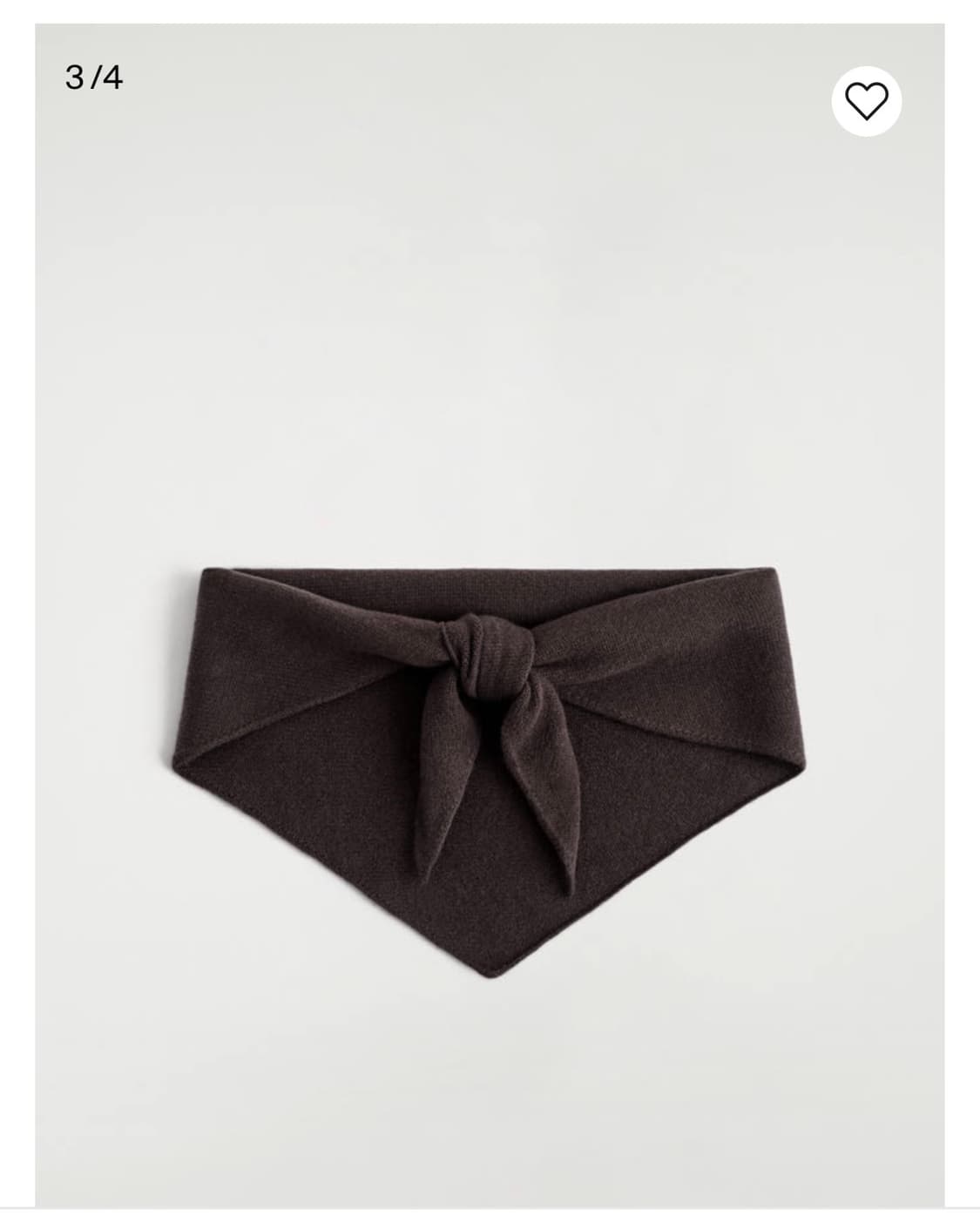 COS 오버사이즈 울 트라이앵글 스카프 상품이미지1