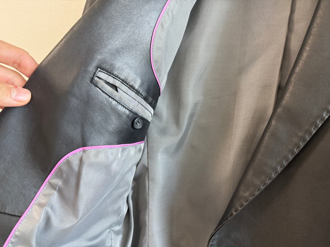 코모도 양가죽 레더자켓 (착샷ㅇ) 상품이미지5