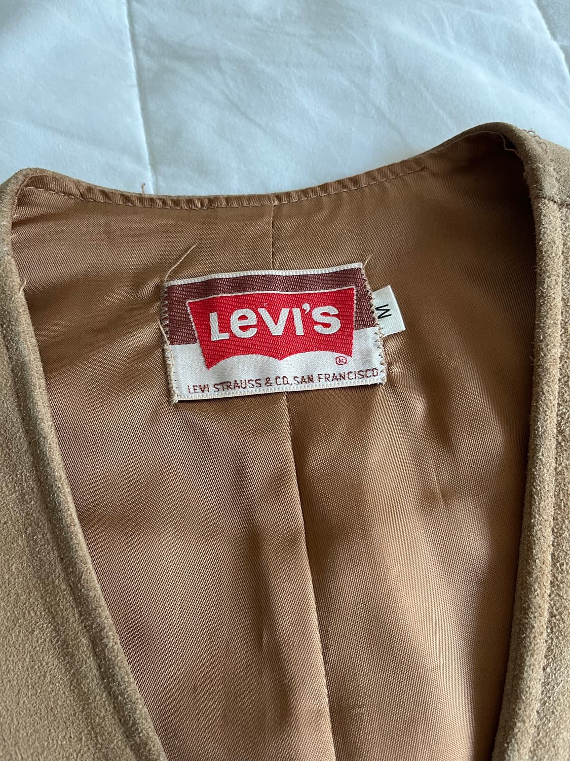 70‘s LEVI'S 오렌지탭 웨스턴 스웨이드 베스트 상품이미지3