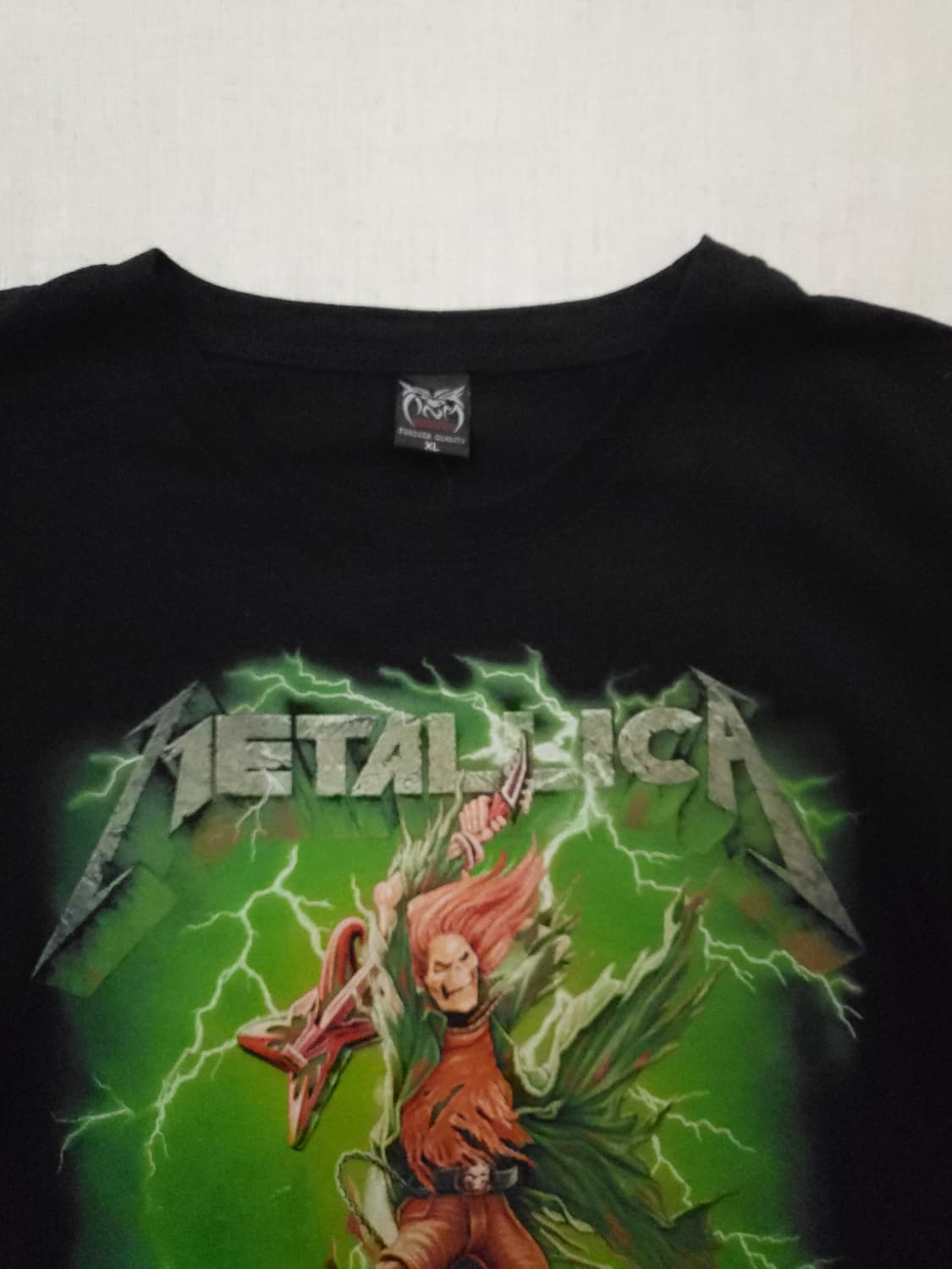 락볼루션 메탈리카  반팔 티셔츠 블랙 XL 상품이미지2