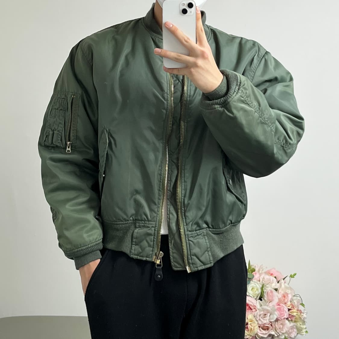 Burghshcoot 올드스쿨 항공점퍼 (남녀공용 상품이미지1