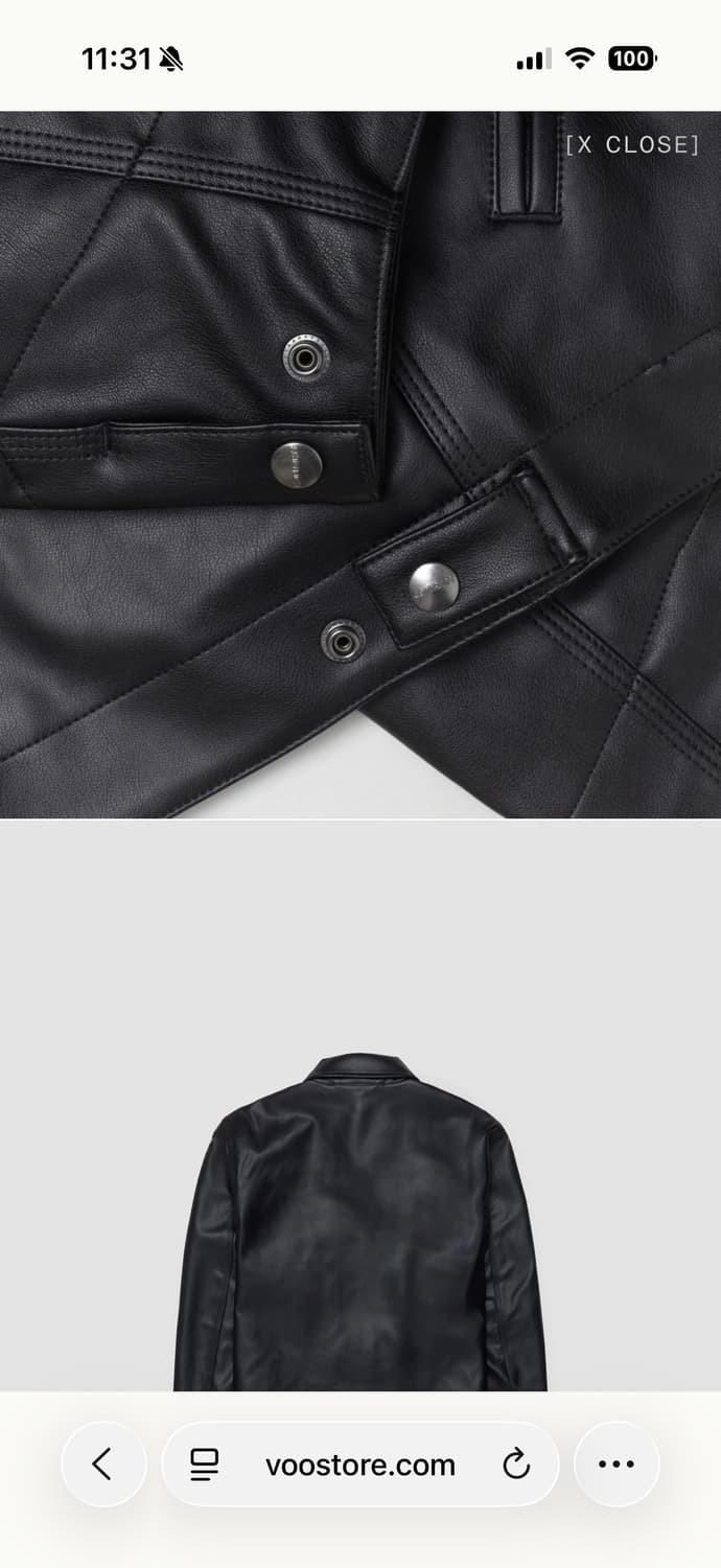 칼하트 wip 디트로이트 레더 재킷 L 상품이미지2