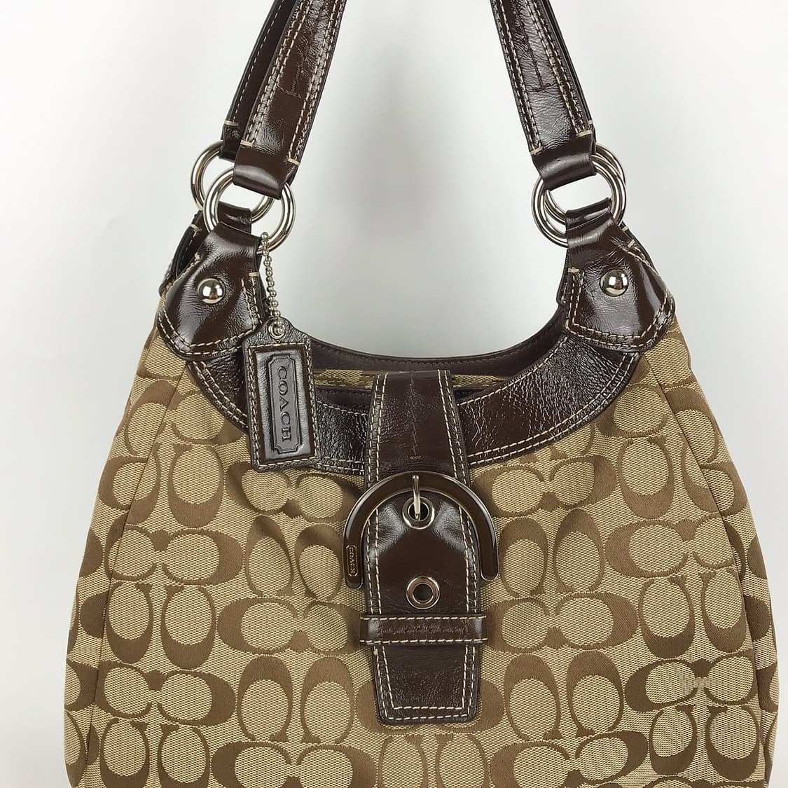 코치 COACH Y2K 시그니처 자카드 호보백 숄더백 가방 상품이미지2