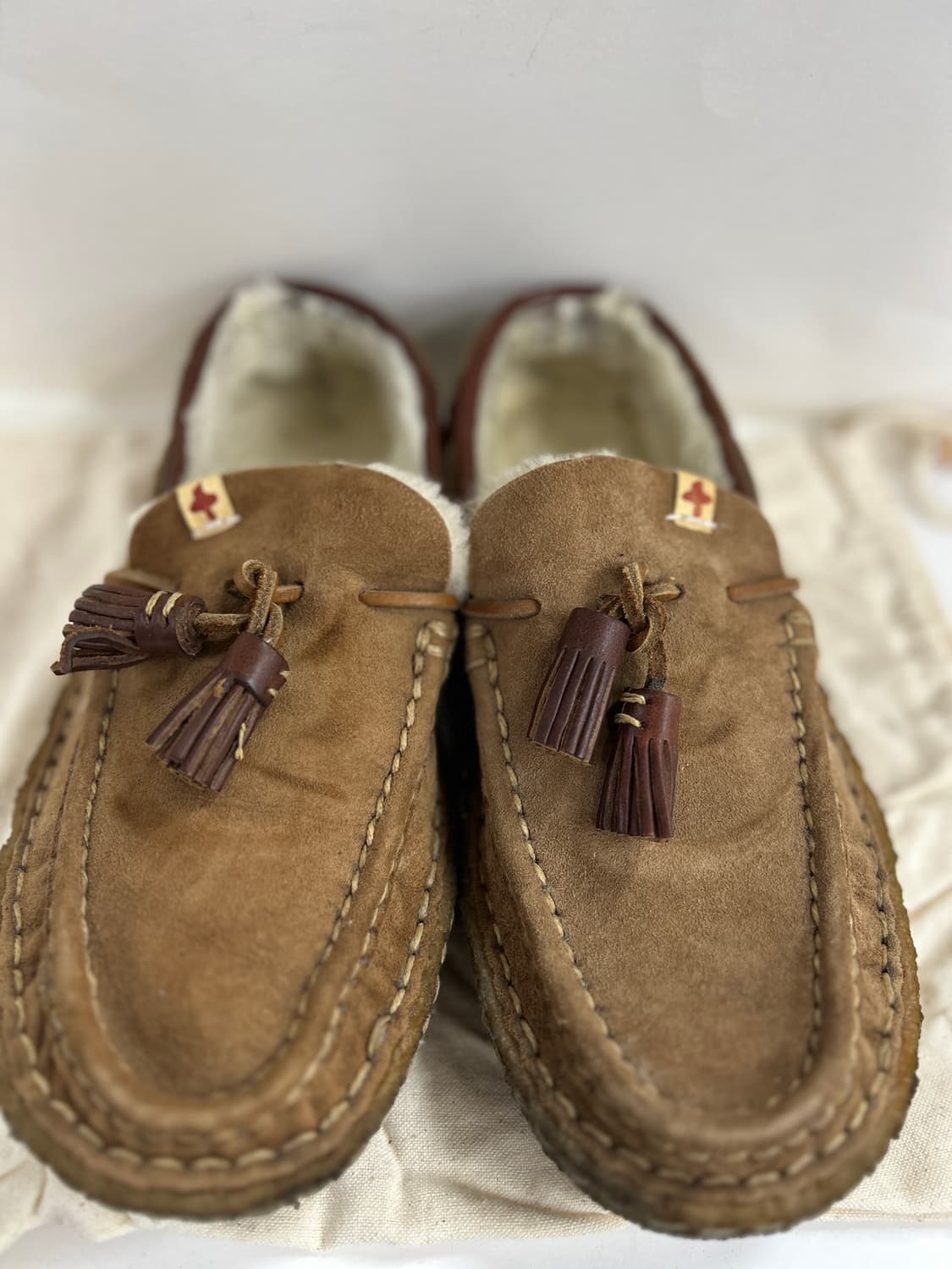 비즈빔 visvim 아일랜드 스웨이드 테슬 슬리퍼 9 상품이미지1