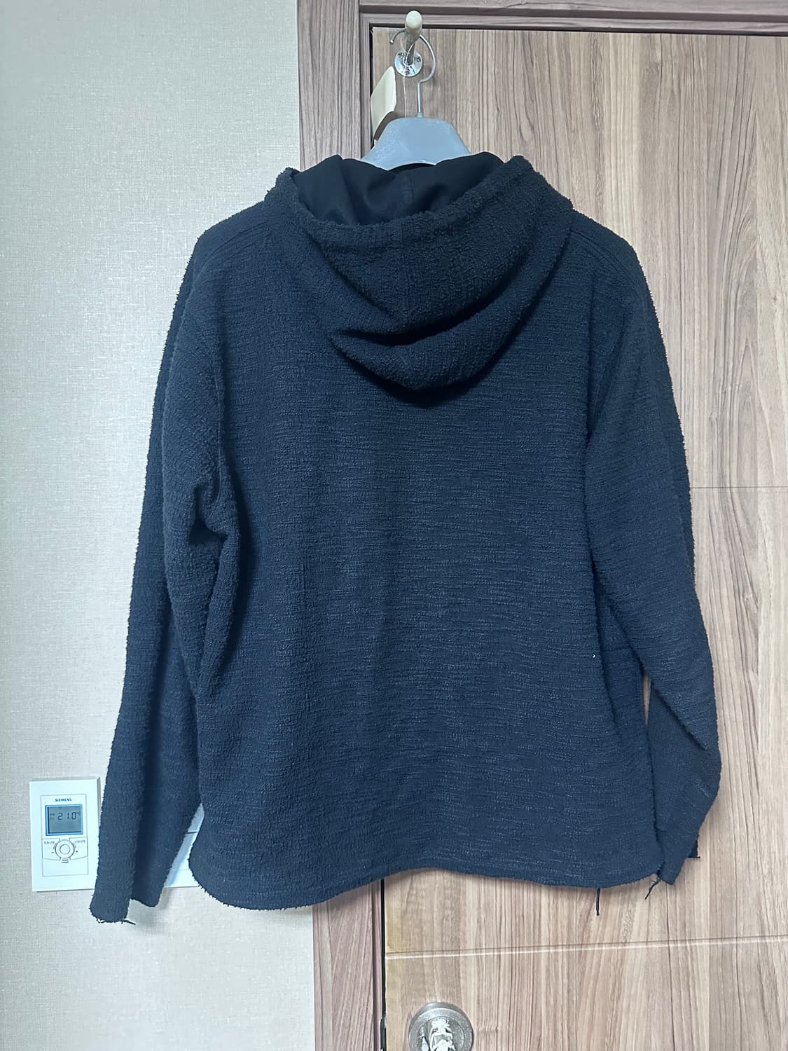 [L] XLIM EP.7 후드 집업 블랙 상품이미지6