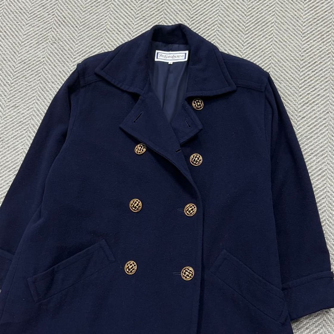 입생로랑 아카이브 울 더블코트 v2001 상품이미지3