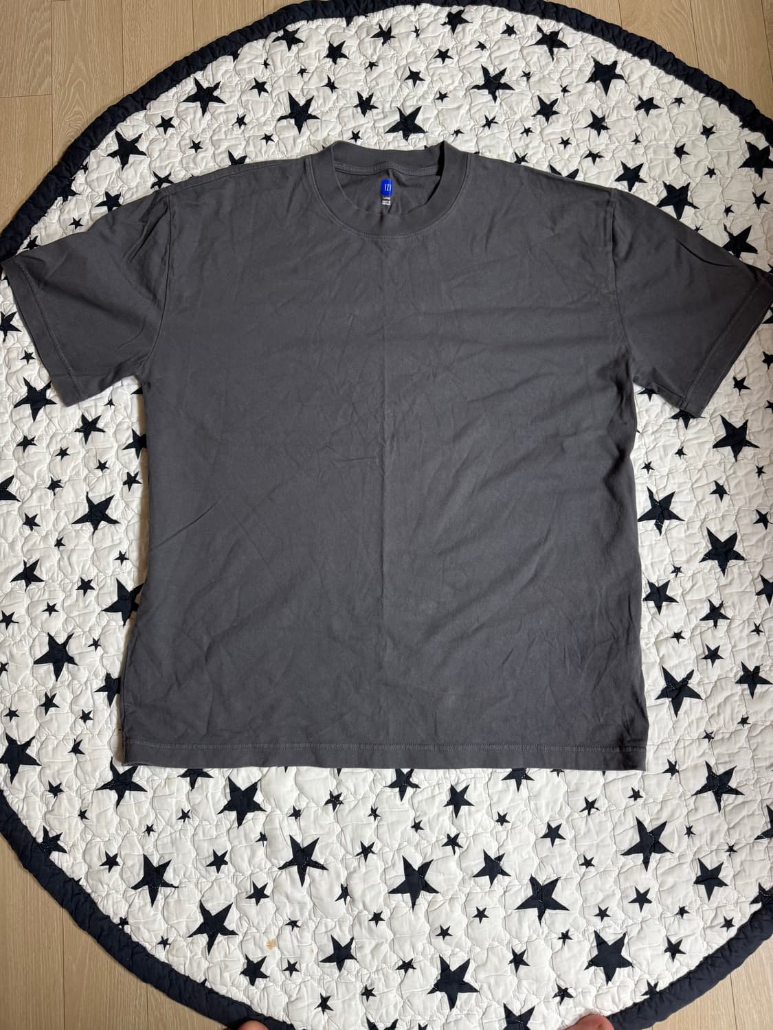 이지갭 숏 슬리브 다크 그레이 상품이미지1