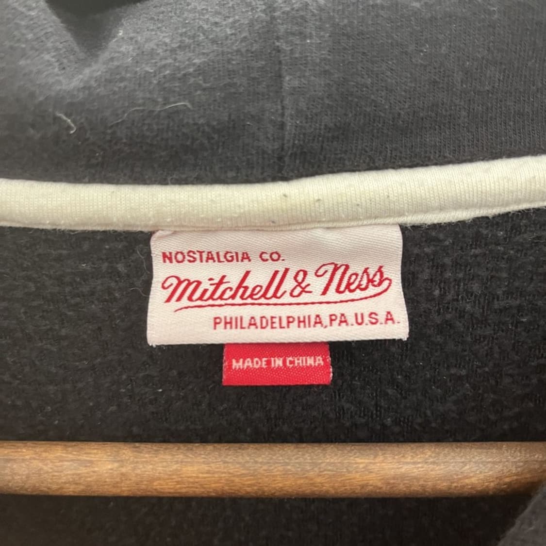 미첼엔네스 뉴욕메츠 올드스쿨 키치 로고 후드티 90 C10421 상품이미지5