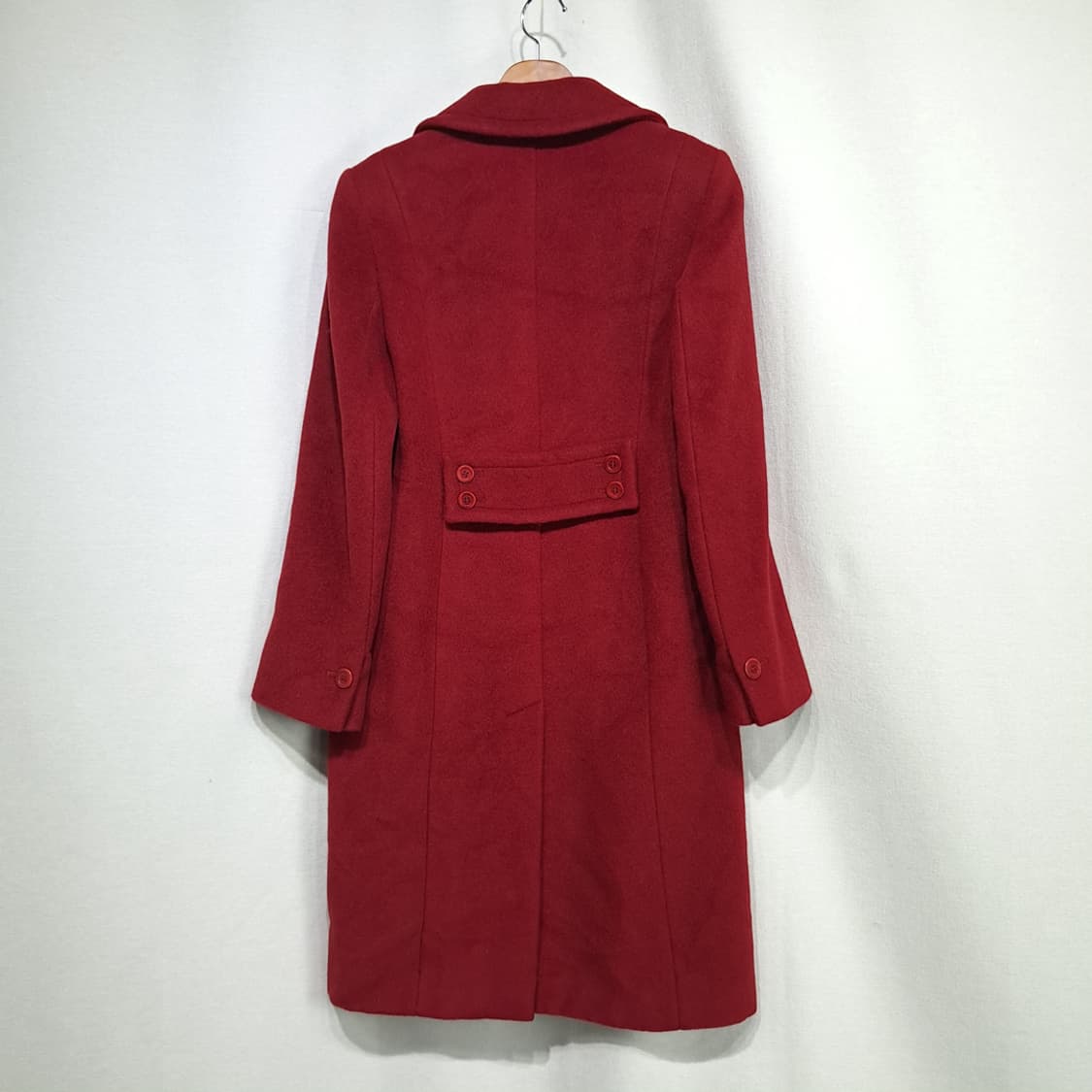 CN959W M 막스마라 레드 울 롱코트 상품이미지10