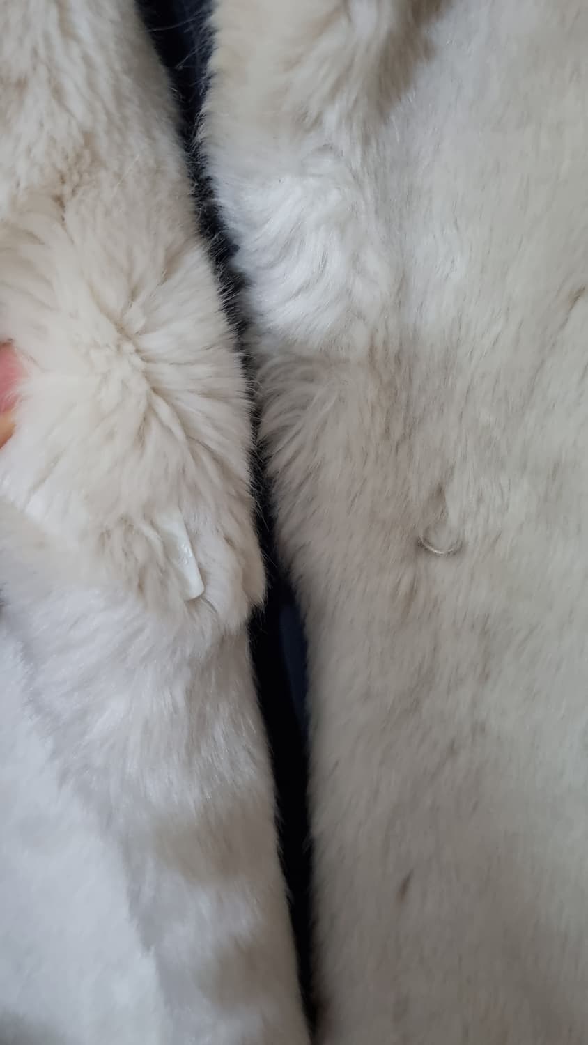 Merry.J 아이보리 롱 퍼 코트 F 상품이미지4