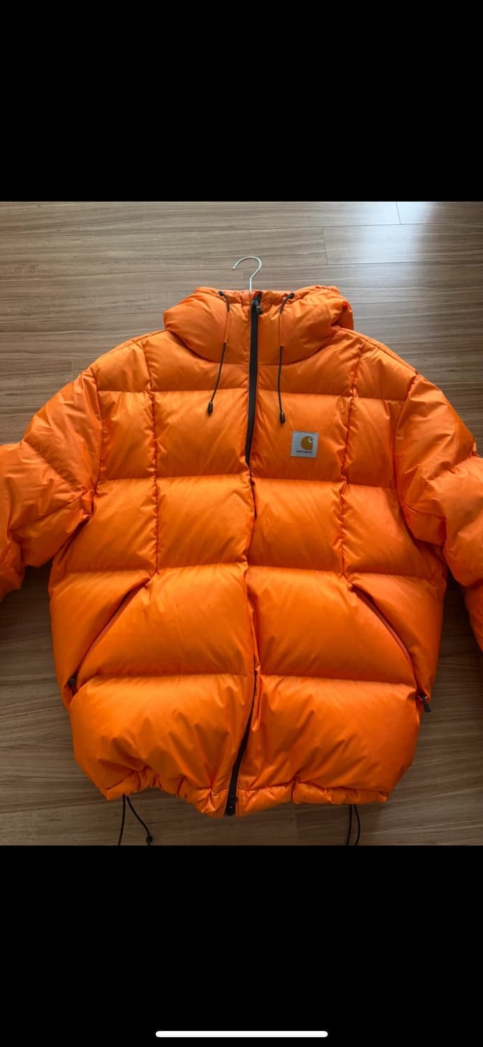 칼하트 WIP 아스펜 오렌지 패딩 L 상품이미지2