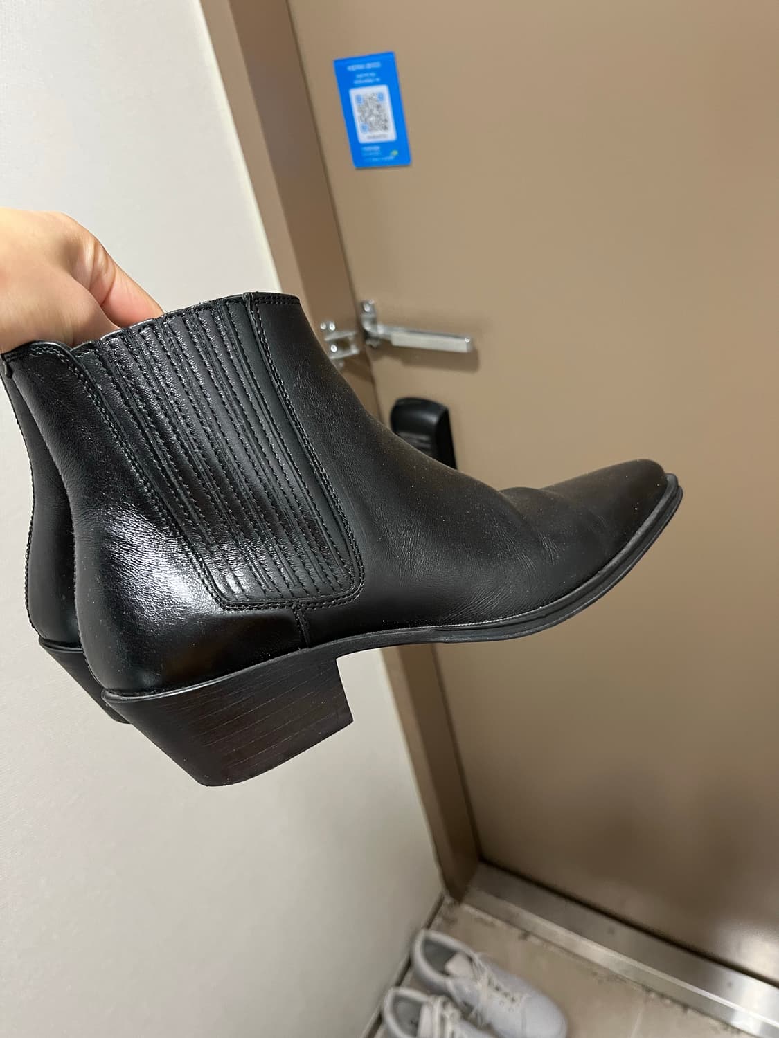 자라 앵클 레더 부츠 40(260) 상품이미지4