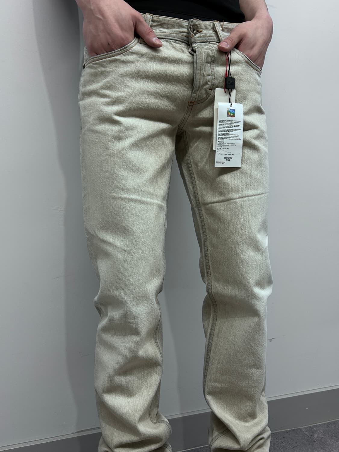 돌체앤가바나 블리치 워싱 데님 팬츠 상품이미지2