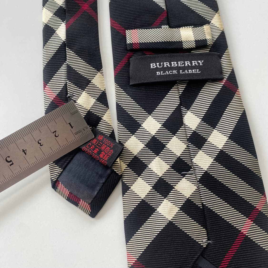 버버리(BURBERRY) 노바체크 명품 정품 넥타이 블랙라벨 상품이미지5