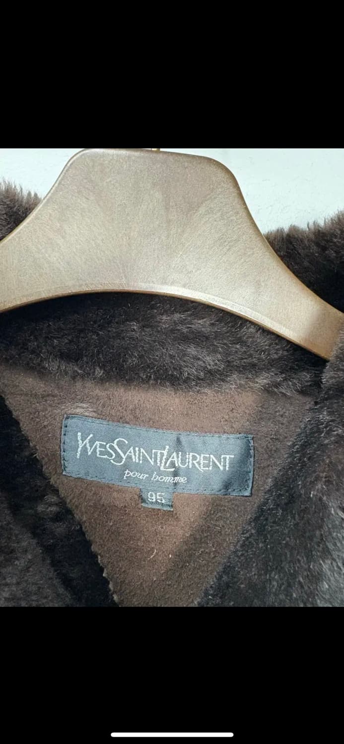 입생로랑 양가죽 스웨이드 무스탕 자켓 H1073 상품이미지8