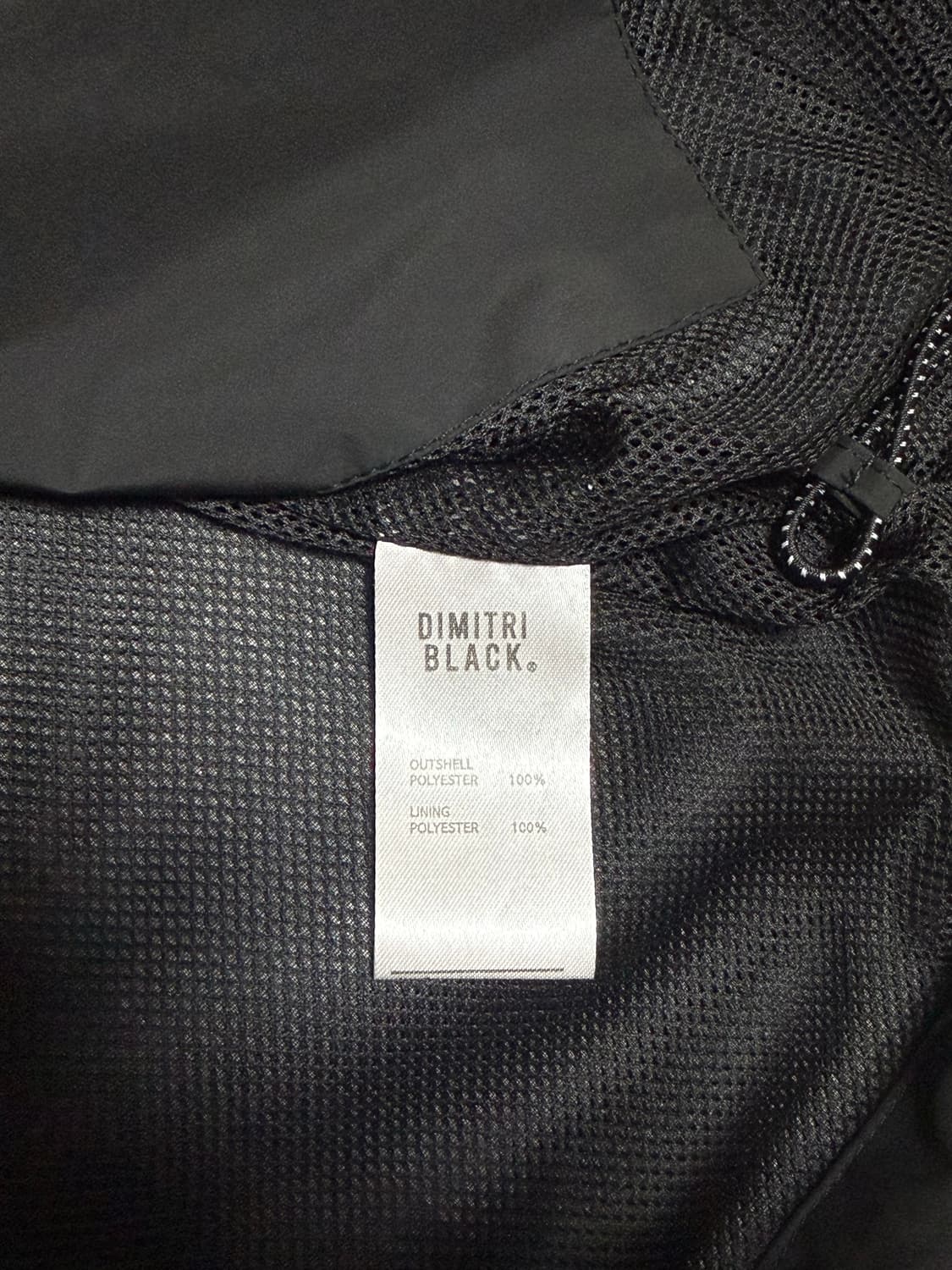 디미트리블랙 D-Layer 바람막이 자켓 차콜/블랙 1 (M) 새상품급 상품이미지4