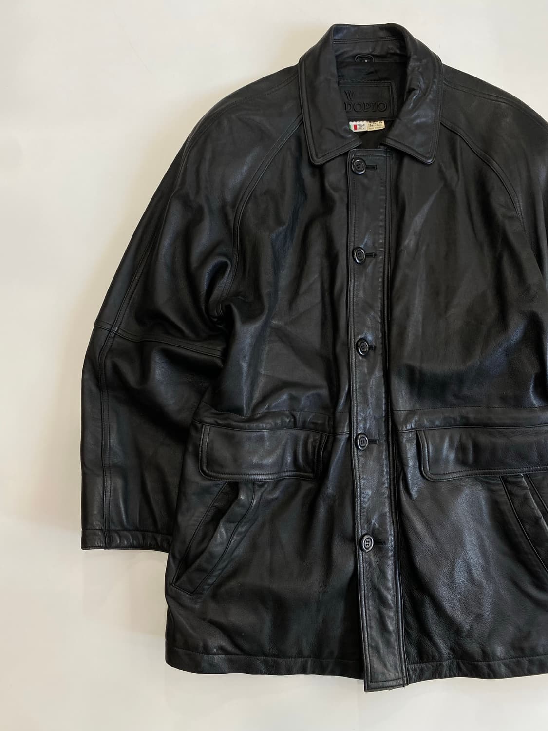 [L] 90s Vintage 양가죽 코트 상품이미지5