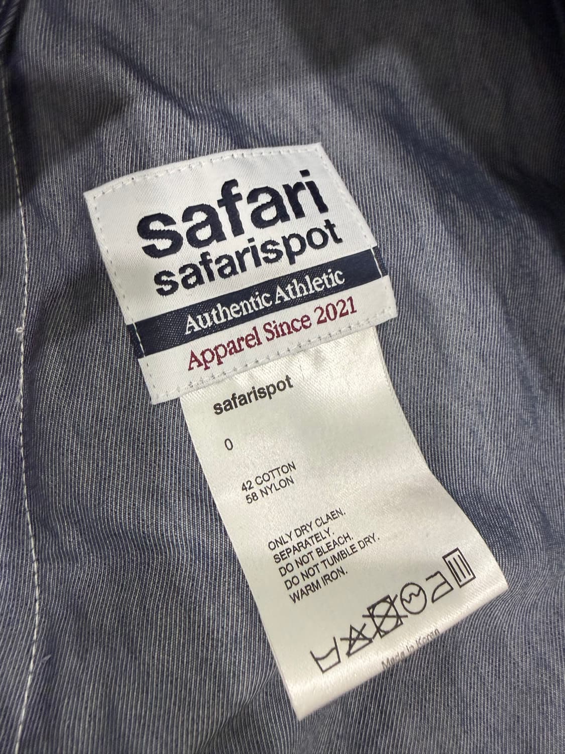 298. 사파리스팟 데님 바람막이 윈드브레이커 자켓  상품이미지4