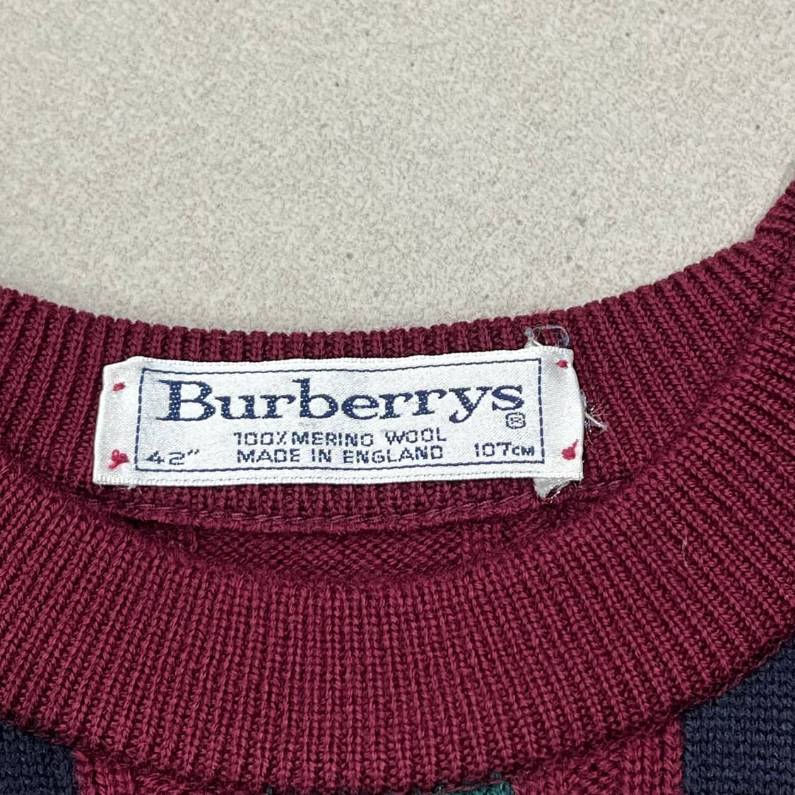 버버리 자수로고 니트 s09011 상품이미지5