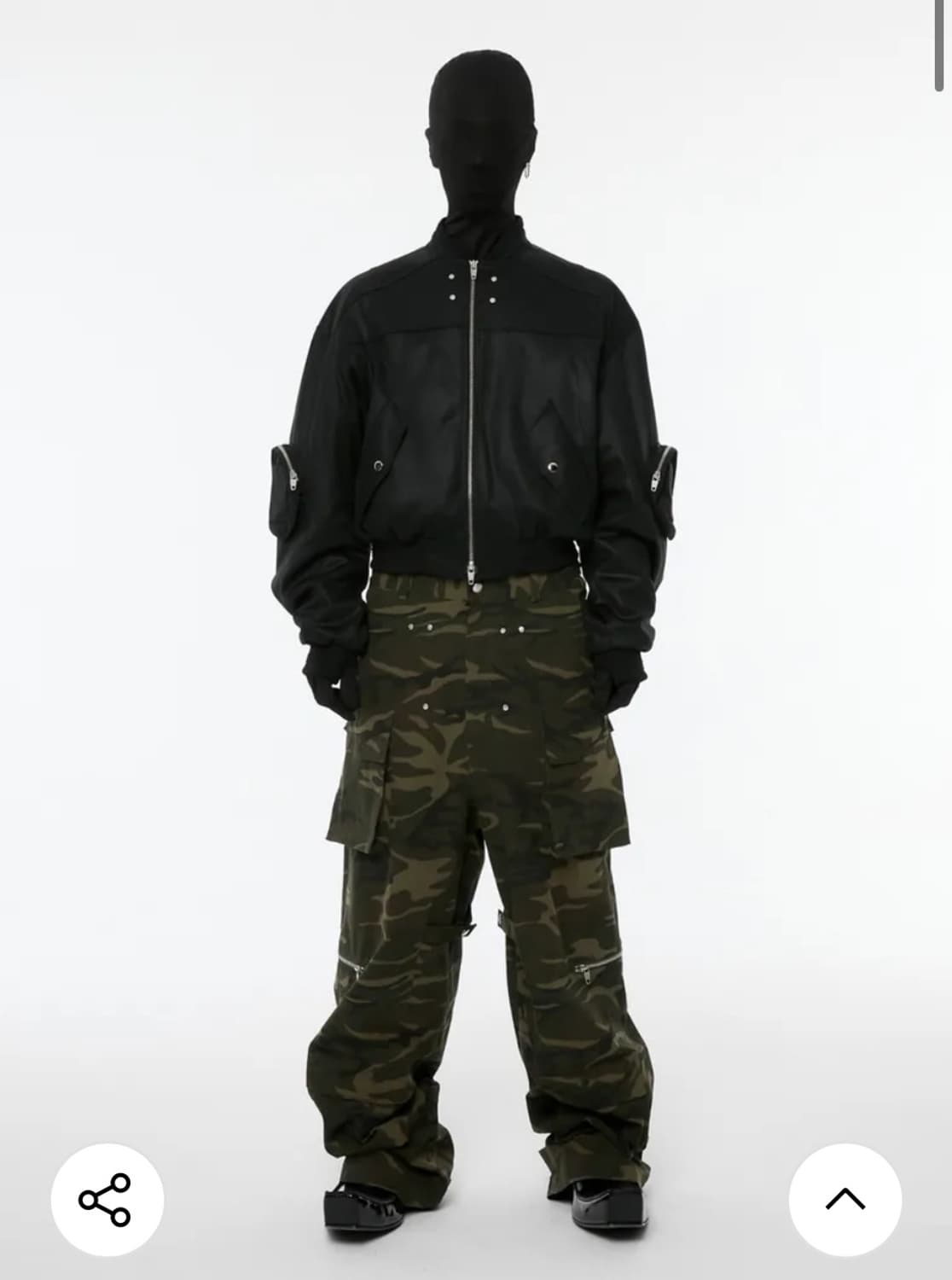 어나더유스 크롭 봄버 3사이즈 상품이미지3