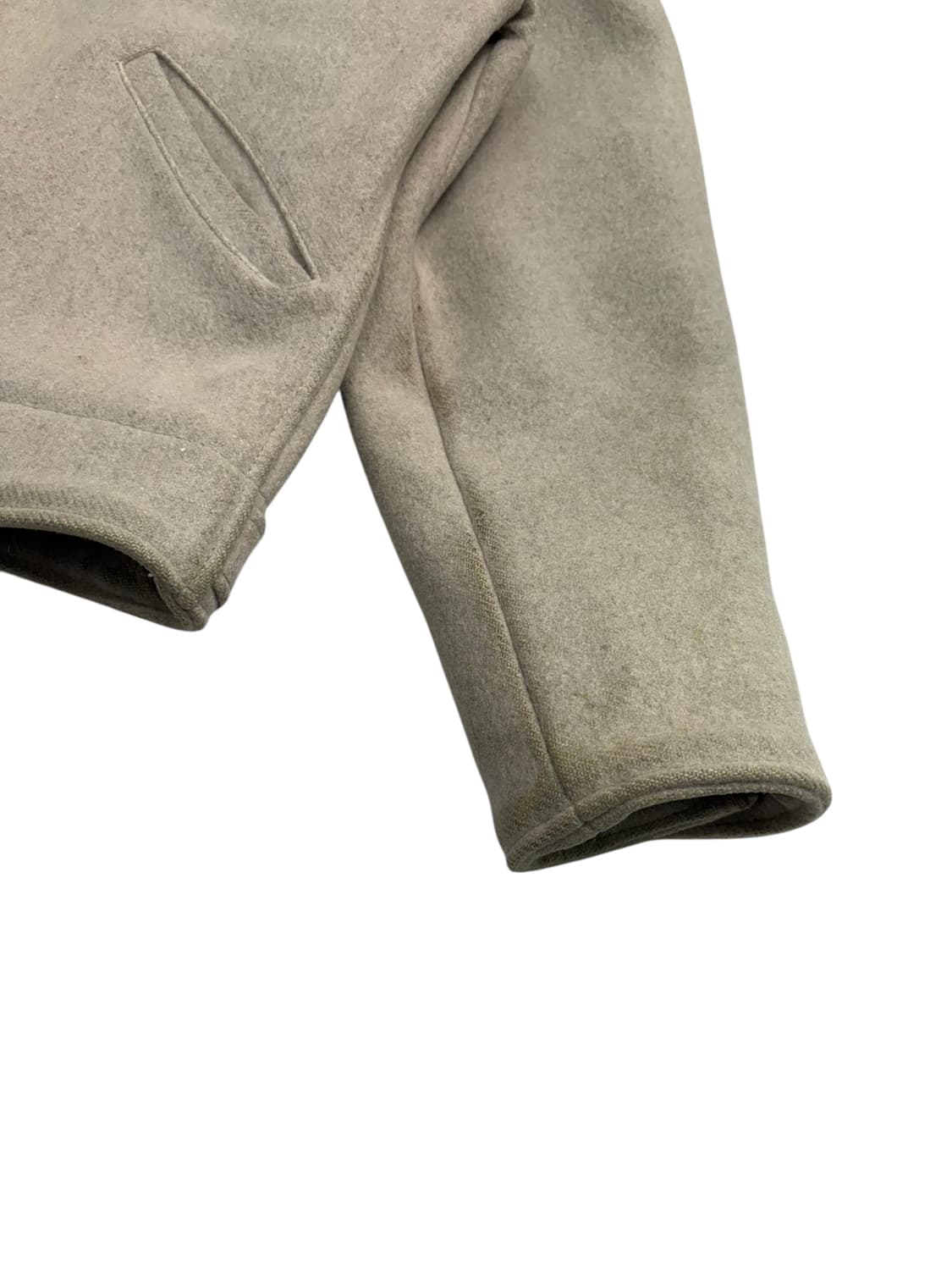 쇼트 빈티지 울 재킷 베이지 상품이미지3