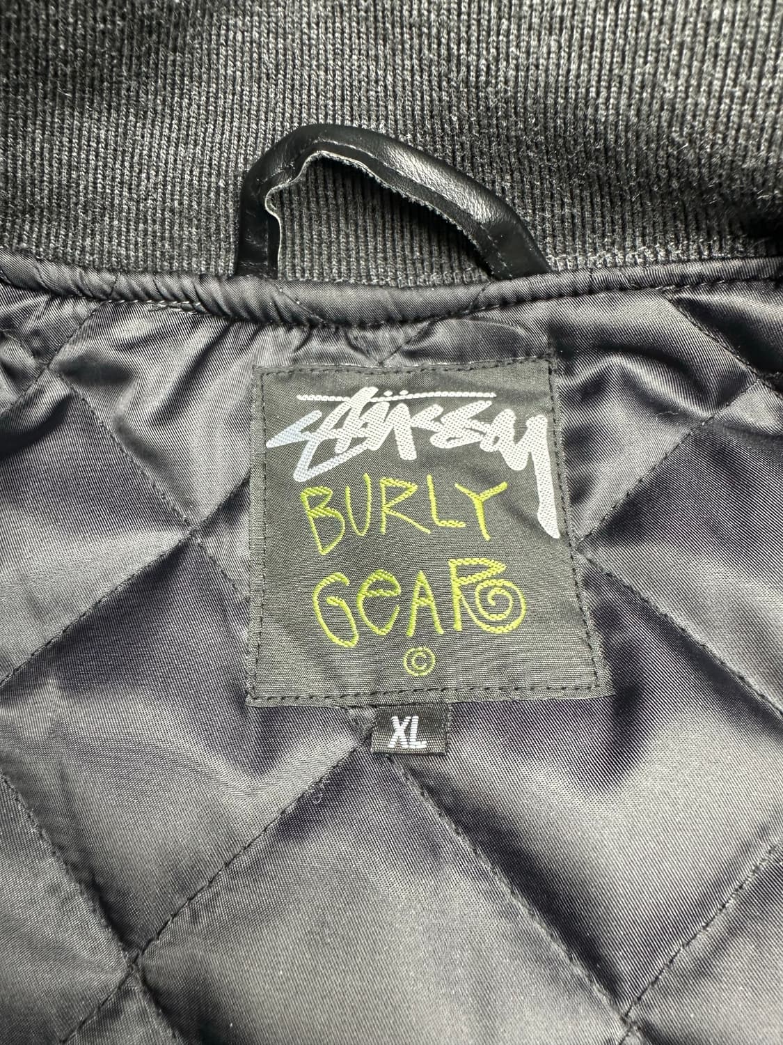 스투시 S로고 바시티 자켓 블랙 XL 상품이미지6