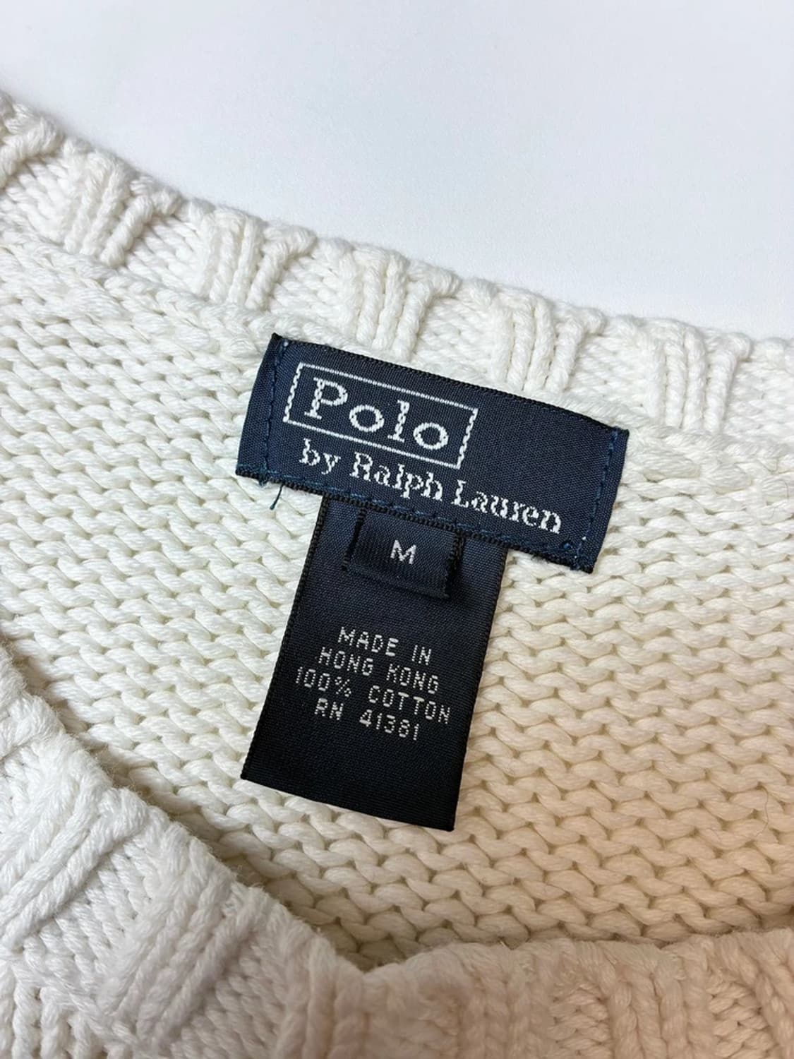 폴로 랄프로렌 00's 헤비코튼 성조기 니트 PN8212 상품이미지6
