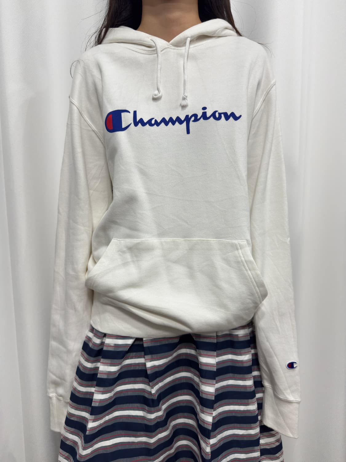 champion logo hoodie 상품이미지1
