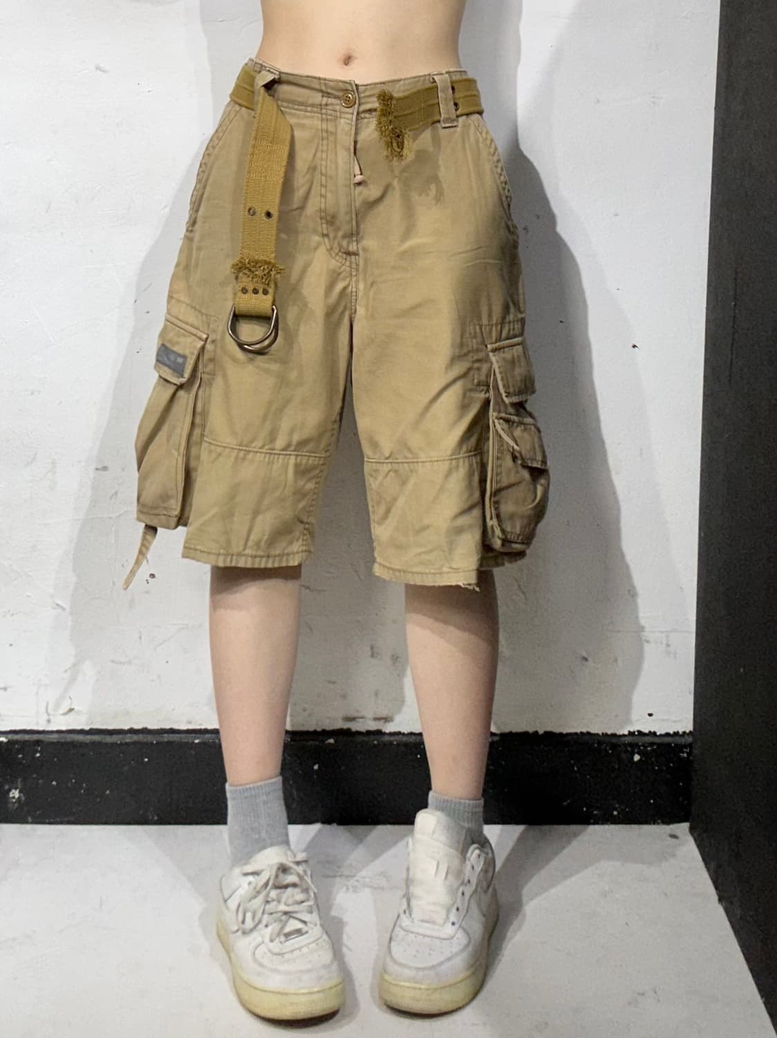 00s 리바이스 usa 베이지 워크웨어 카고 반바지 버뮤다 팬츠  상품이미지2