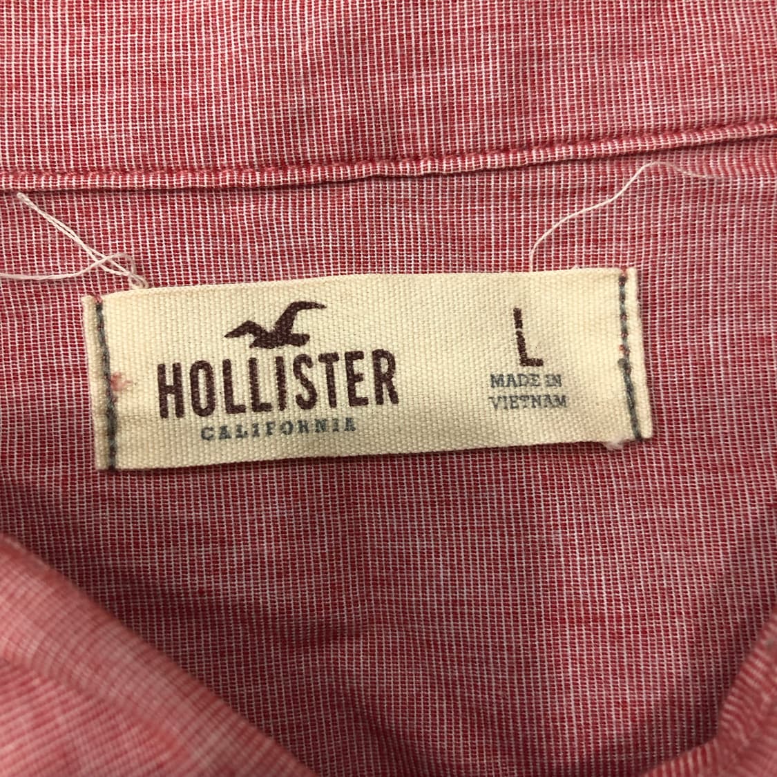 L 홀리스터 핑크 셔츠 상품이미지4
