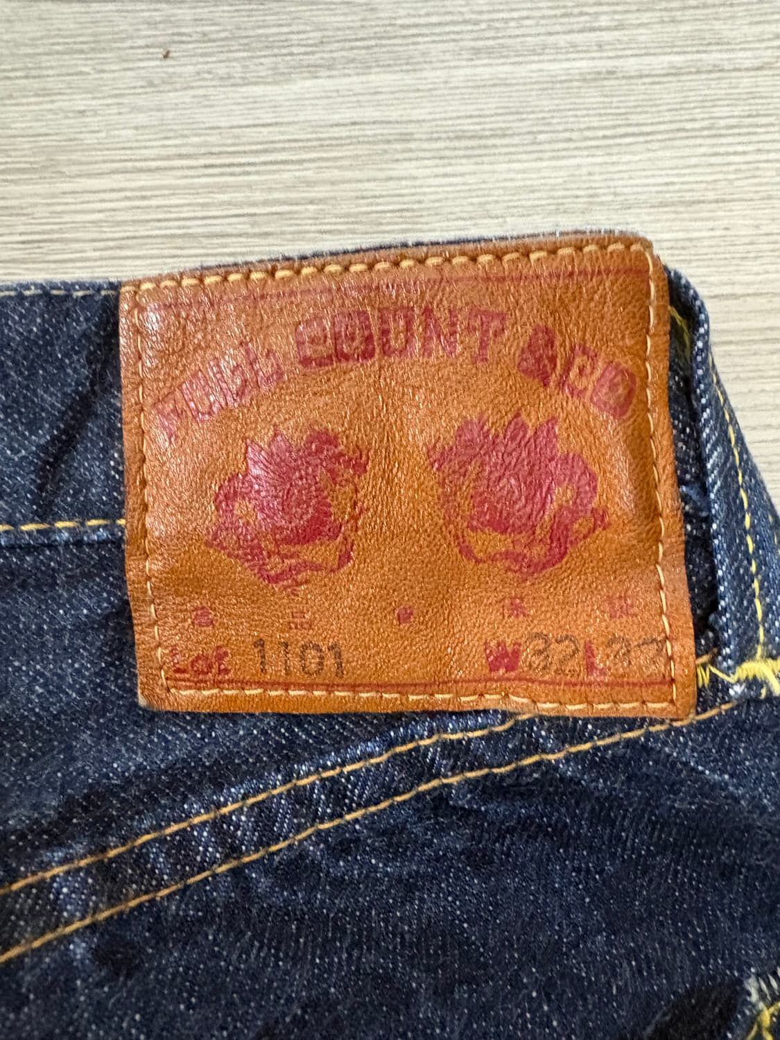 풀카운트 1101w 32/32 팝니다 상품이미지3