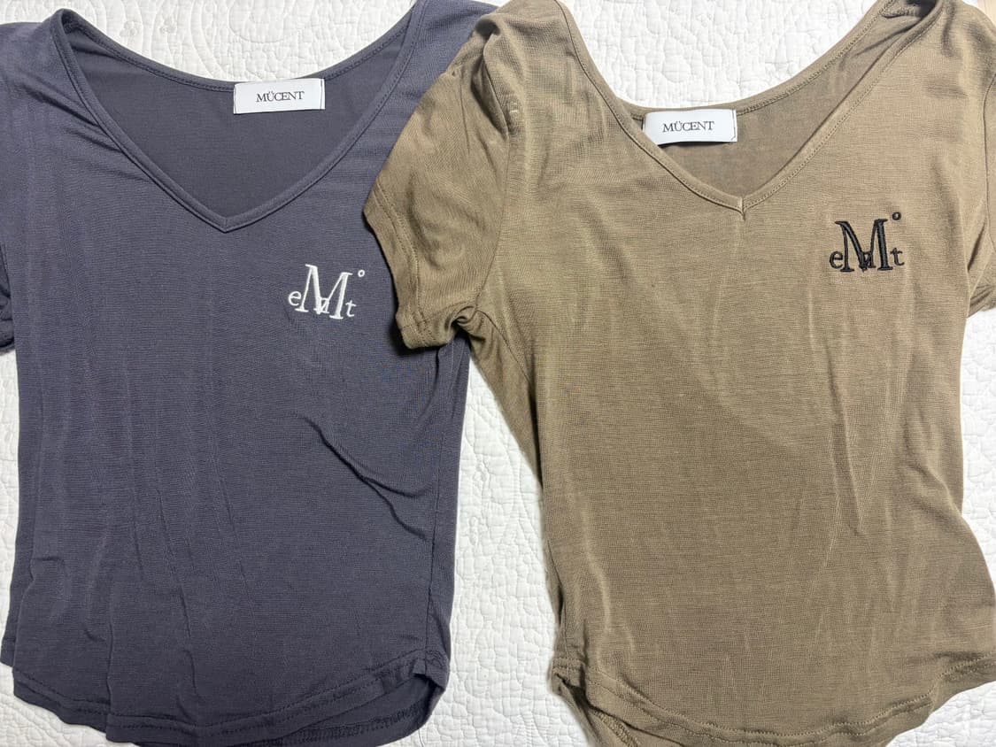 무센트 반팔 2장 일괄 상품이미지1