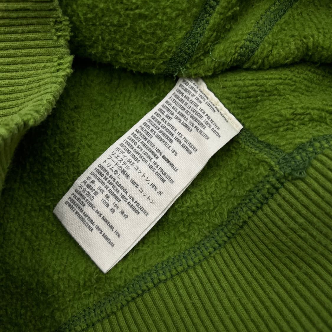 아베크롬비 센터로고 올리브그린 후드집업 M 상품이미지6