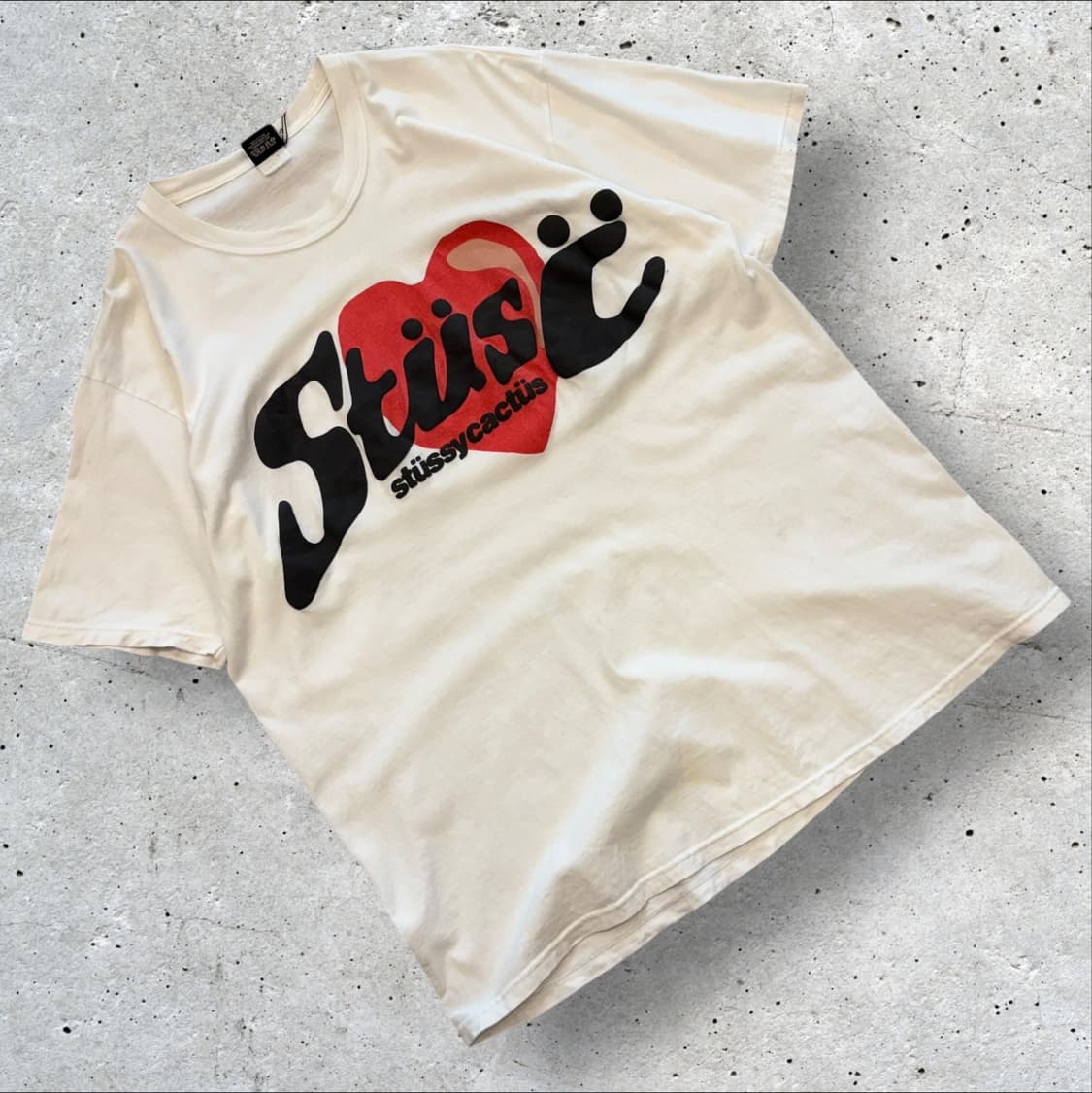[XL] 스투시 x CPFM 반팔 티셔츠 화이트 C433 상품이미지1