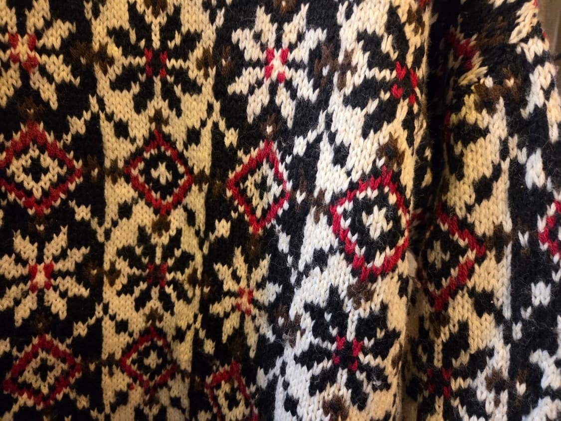 90'S 올드 제이크루 노르딕패턴 니트  상품이미지7