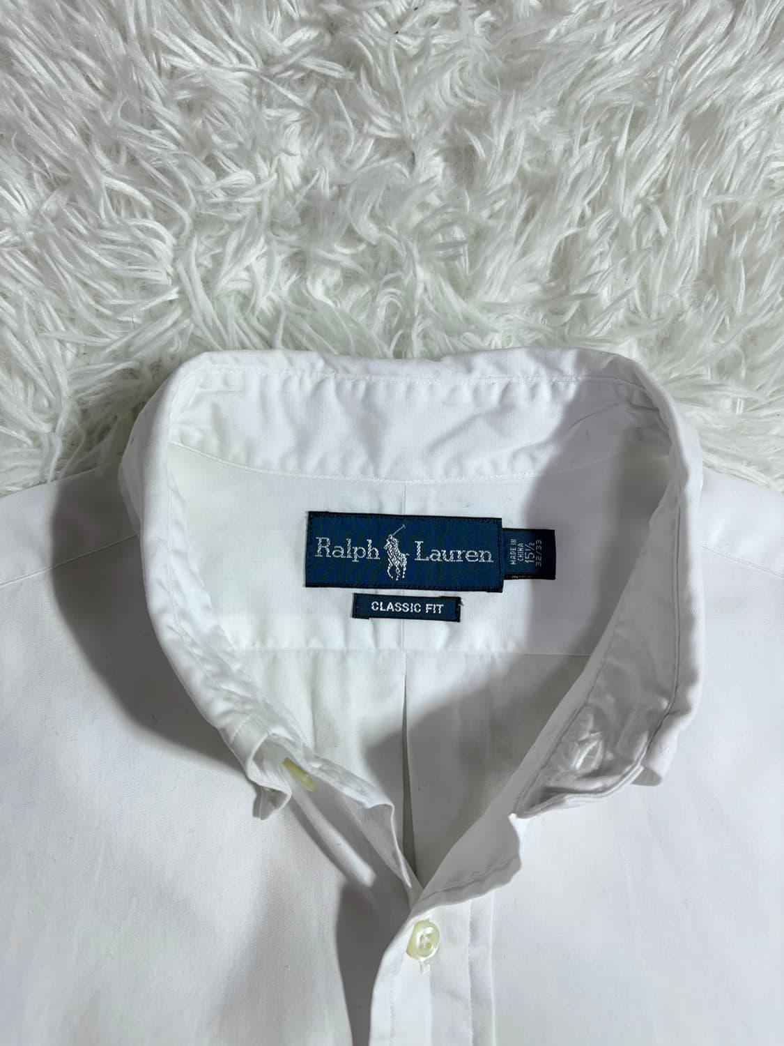 폴로 랄프로렌 네이비 포니 화이트 셔츠  상품이미지6