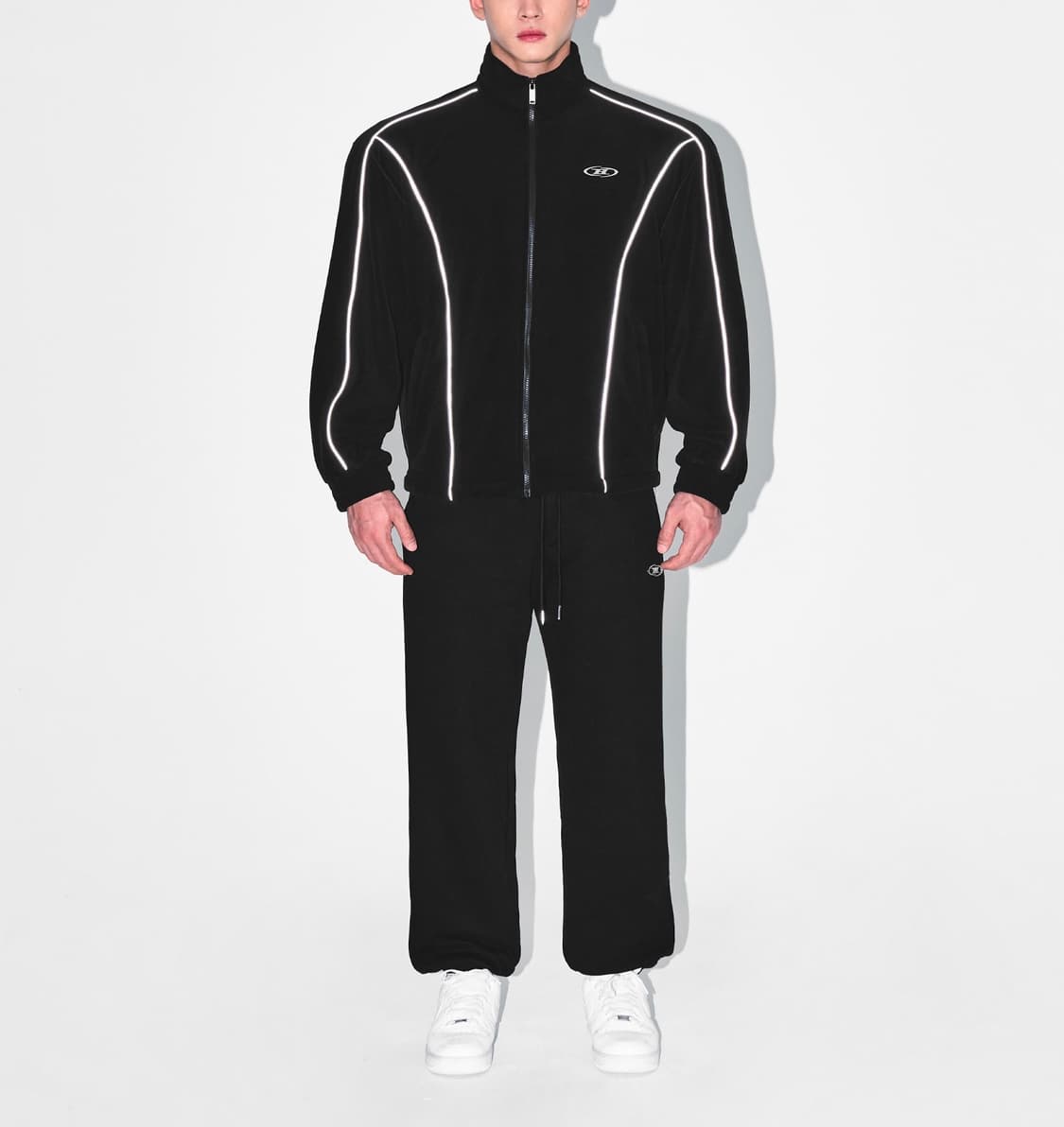 본투윈 크롬 B 조거팬츠 바지 블랙 1 상품이미지3