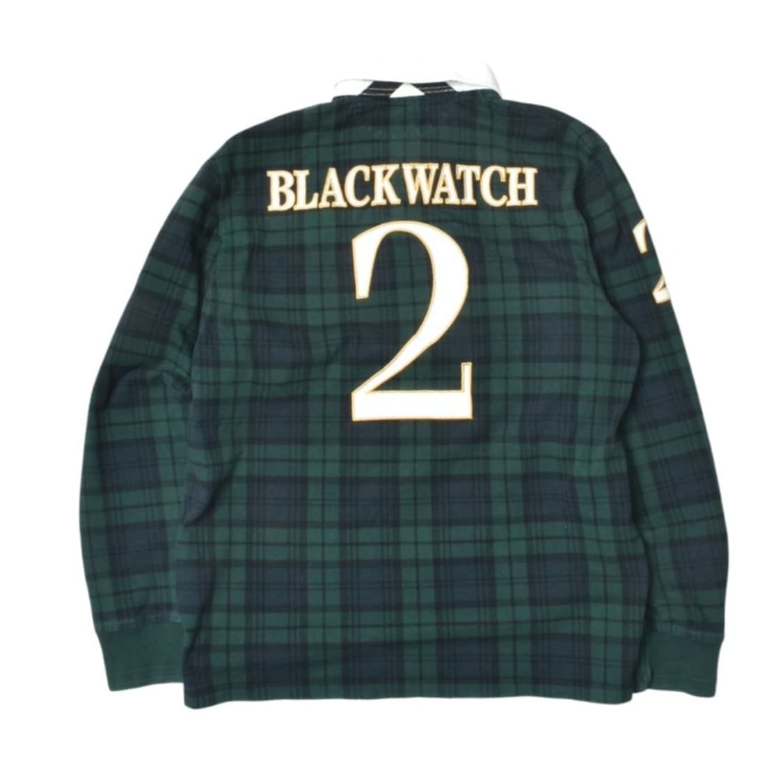 00S 폴로 랄프로렌 빅포니 블랙와치 럭비셔츠 XL N1247 상품이미지3