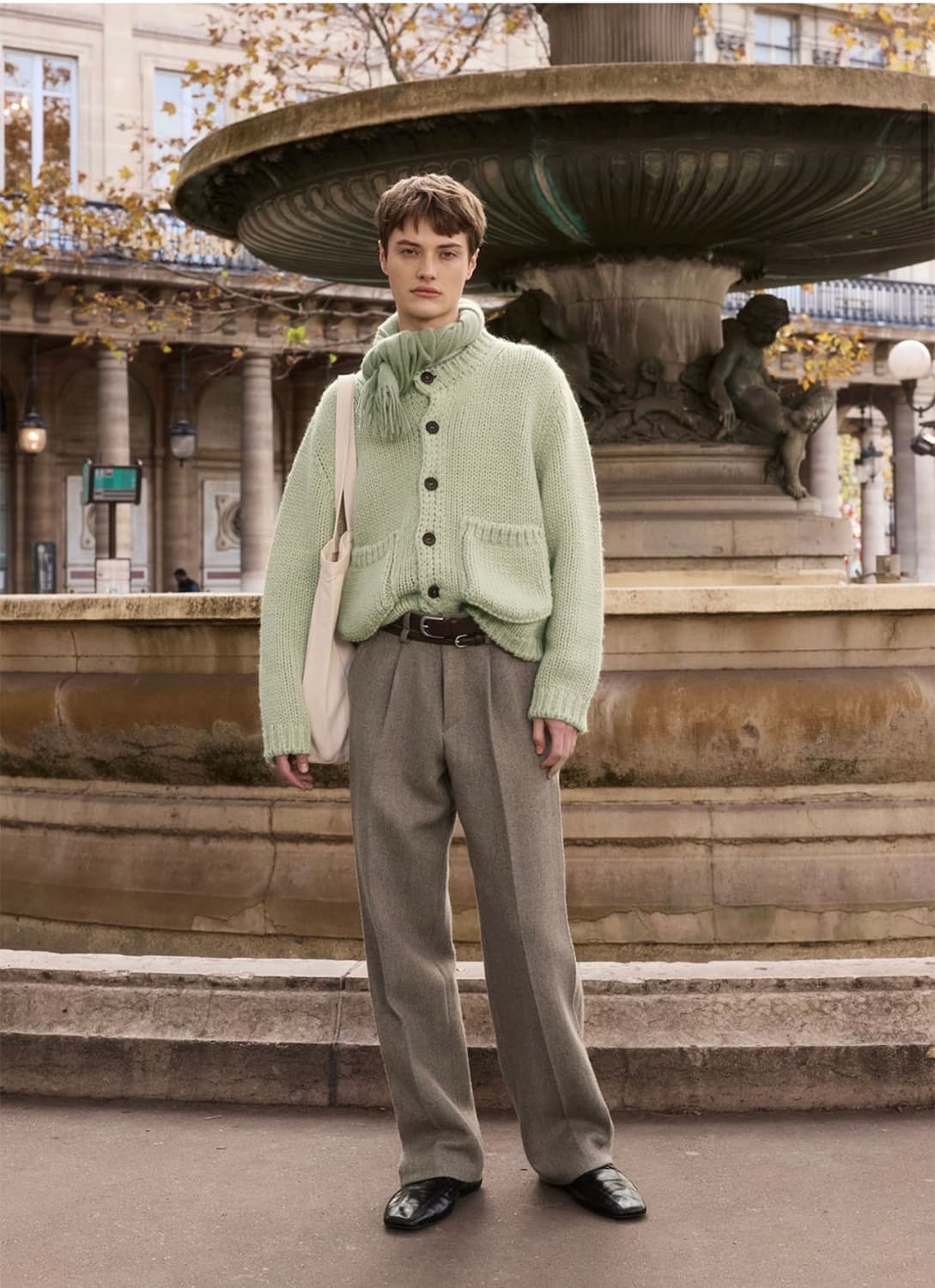 stu 크리즈 벨트 슬랙스 S사이즈 판매 상품이미지1