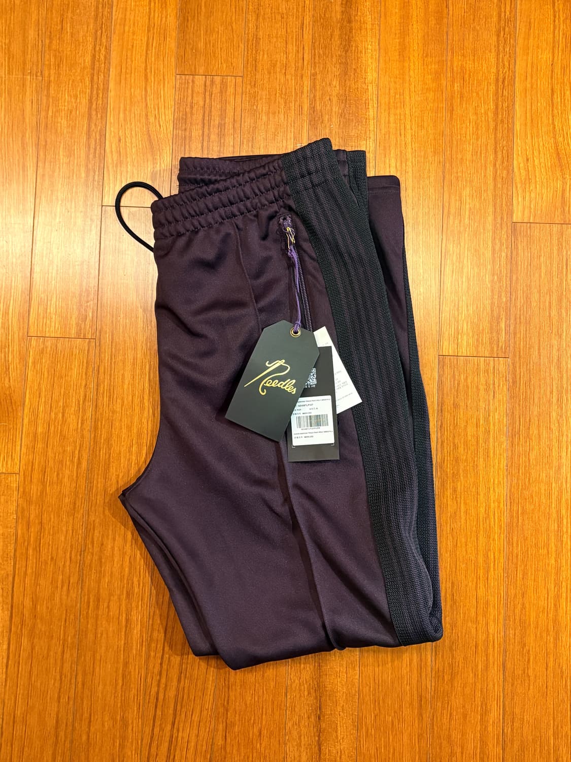 (M) 니들스 24AW 트랙팬츠 내로우핏 퍼플 새제품 상품이미지1