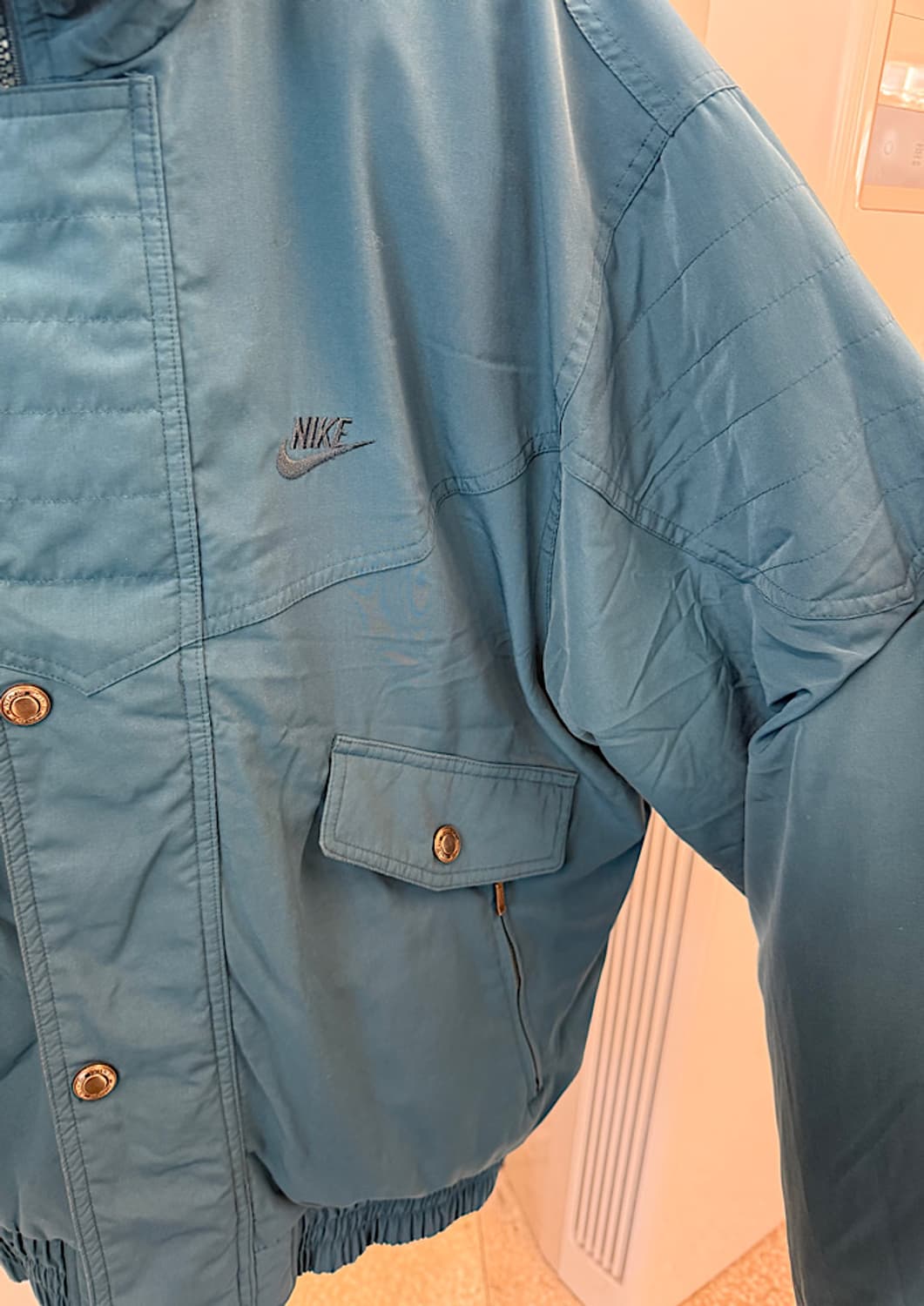 90s 빈티지 나이키 양면 패딩 삼나스포츠  상품이미지3