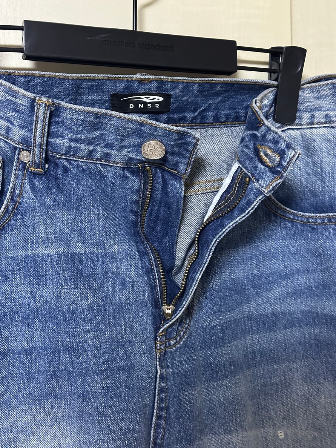 DNSR 헤리티지 스트레이트 데님 팬츠 블루 XL 상품이미지6