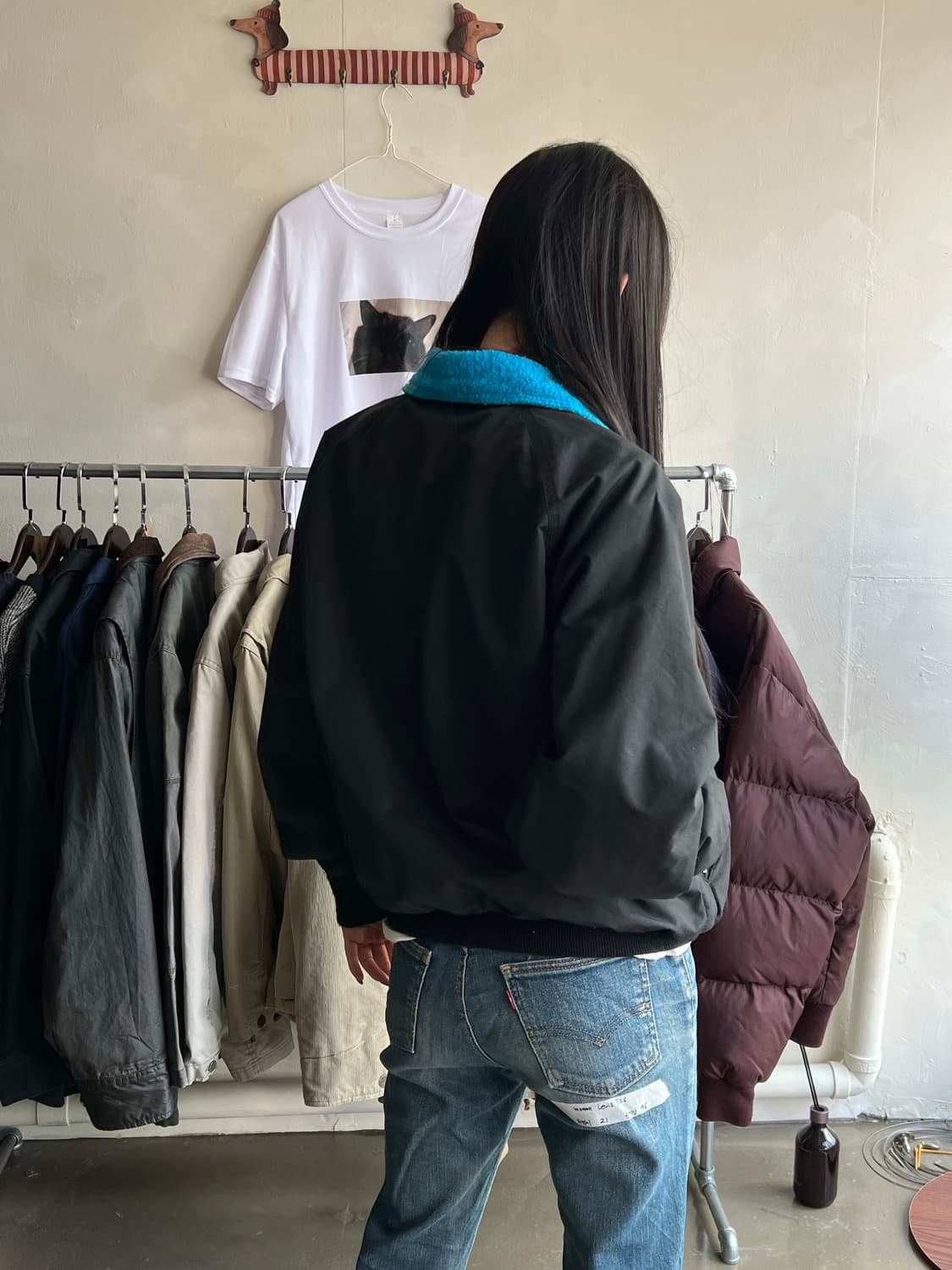 90s Woolrich 울리치 women 플리스 웜업 자켓 상품이미지3