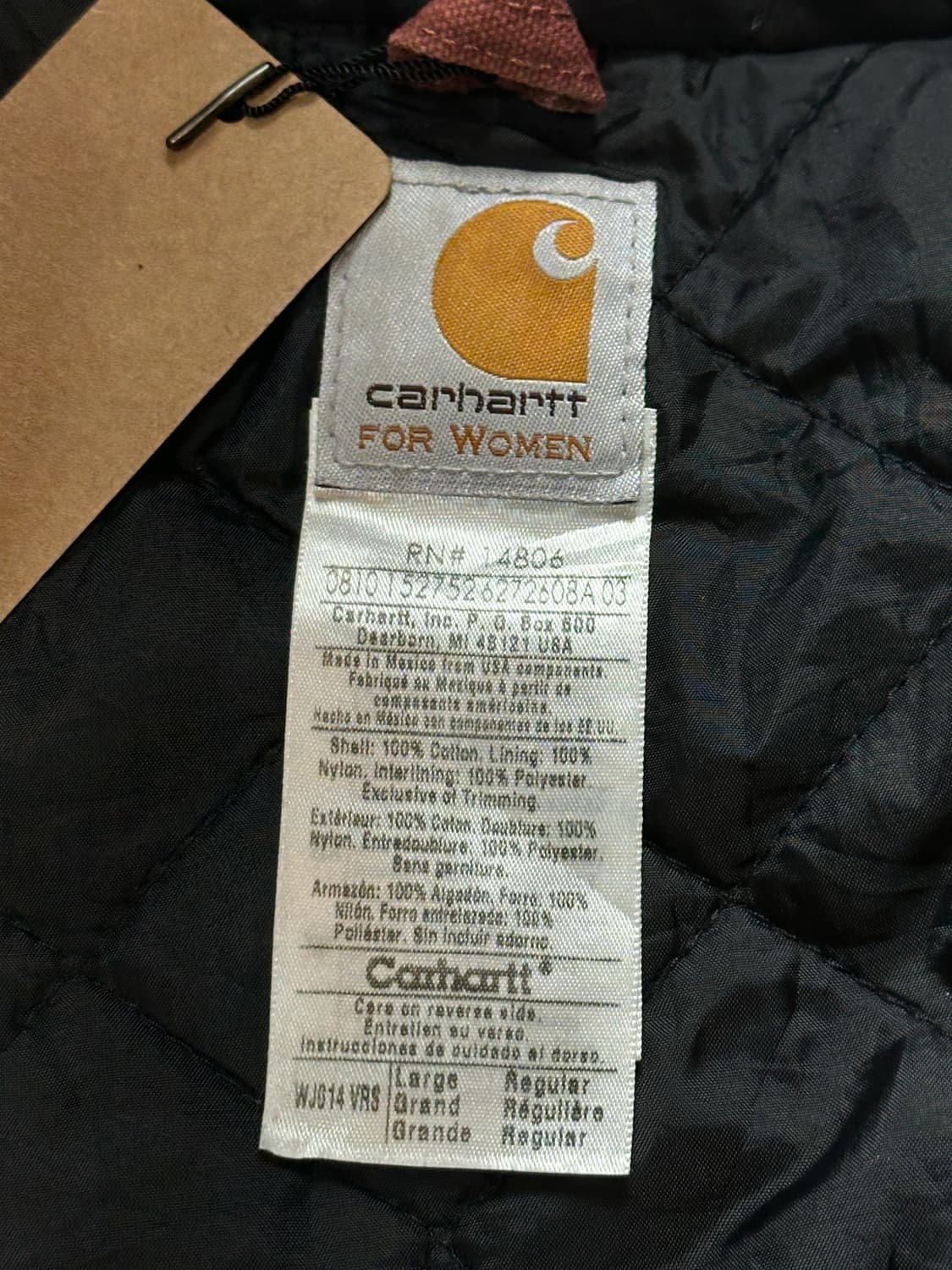 OG 칼하트 J104 액티브 자켓 칼하트 VRS 후드 살몬 상품이미지8