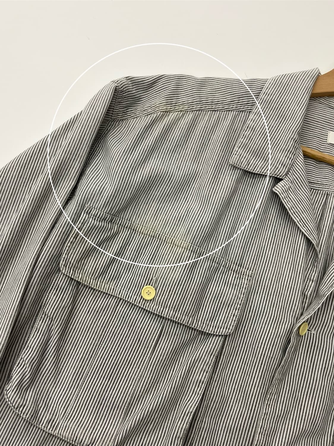 Issey Miyake 이세이미야케 스트라이프 셔츠 상품이미지8