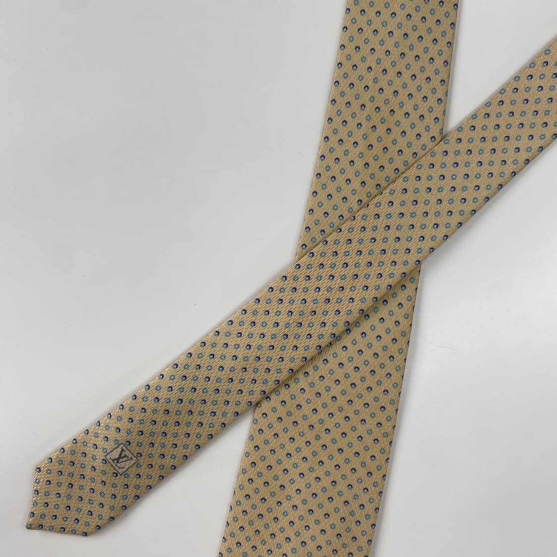 루이비통 (LOUIS VUITTON) 심플로고 정품 명품넥타이 7.8cm 상품이미지4