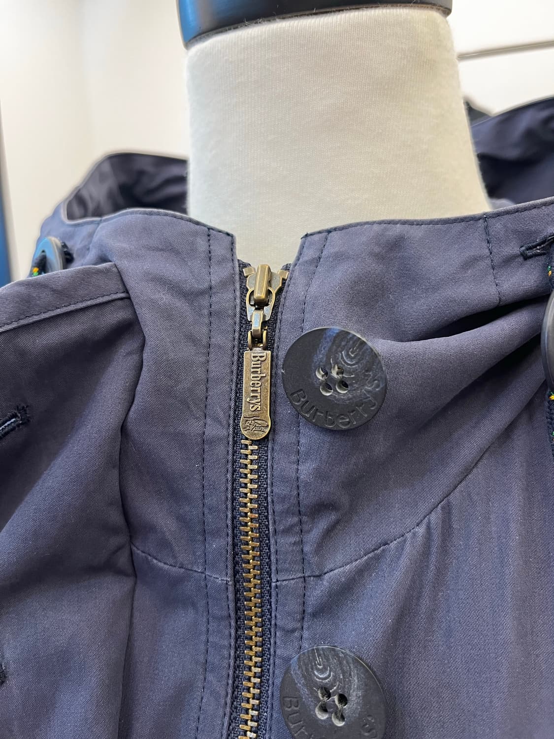 80~90s 버버리 후드 파카 상품이미지4