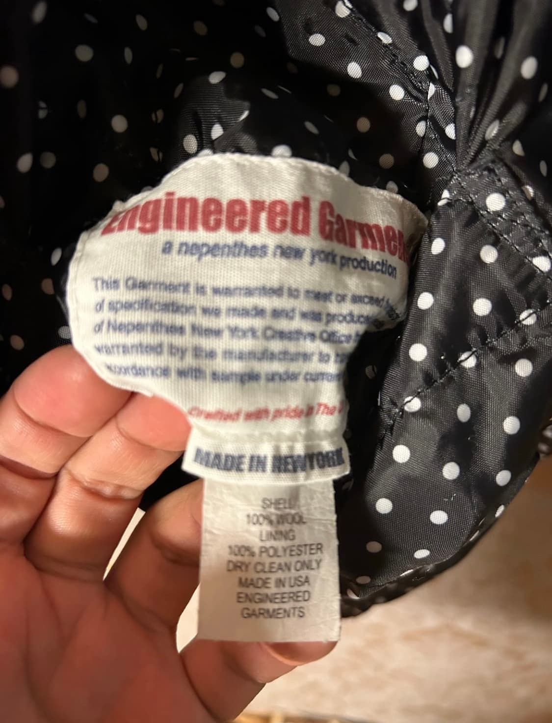 엔지니어드 가먼츠 리버서블 자켓 상품이미지4