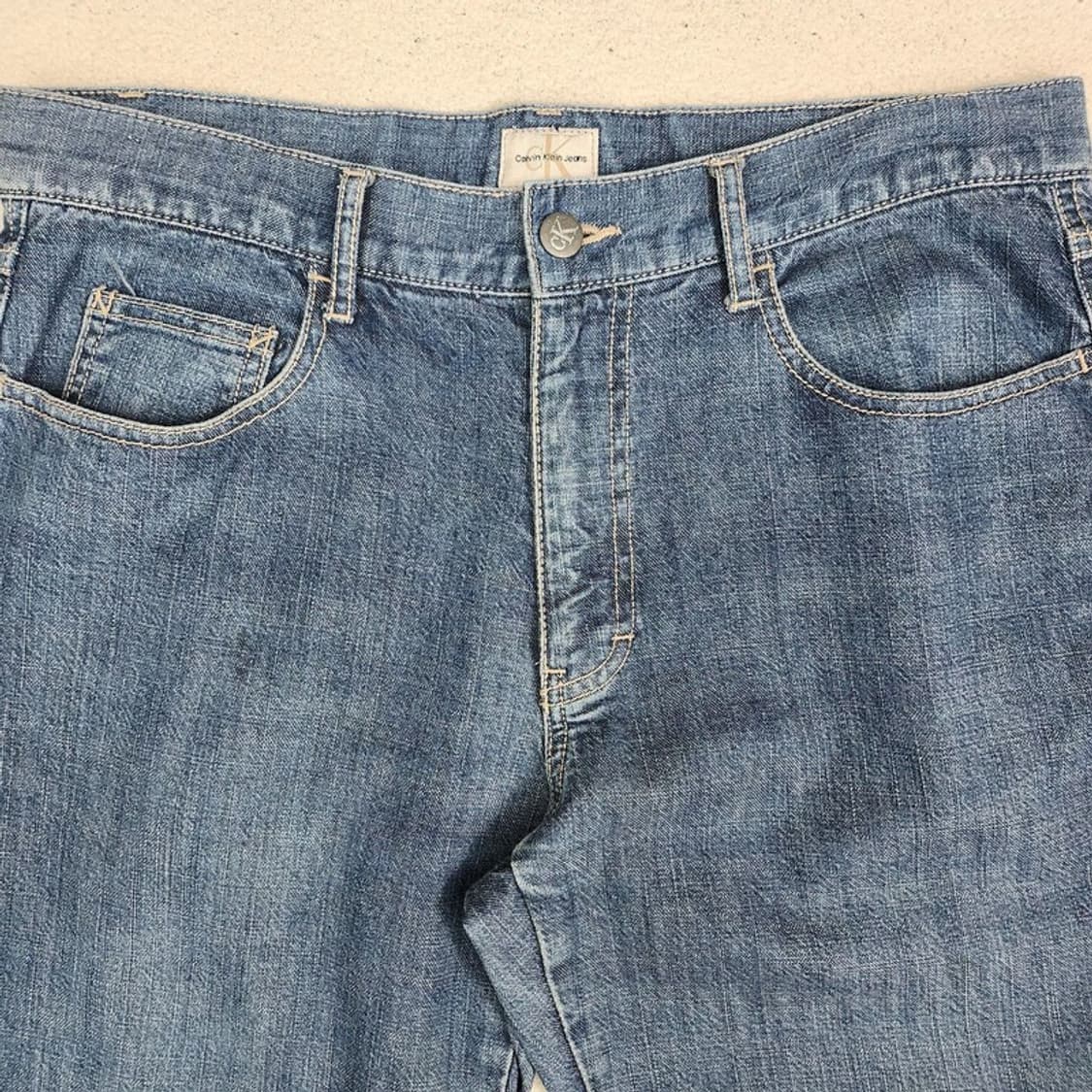 CALVIN KLEIN 스트레이트 핏 데님팬츠 상품이미지2