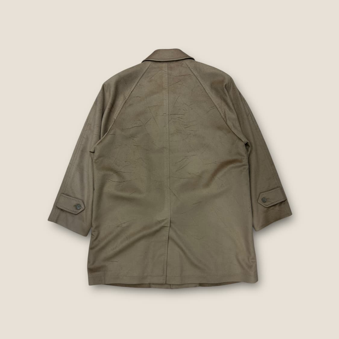 L012 빈티지 이탈리안 퓨어 캐시미어 라글란 코트 size M 상품이미지2